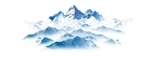 巍峨雪山壮丽风景图片