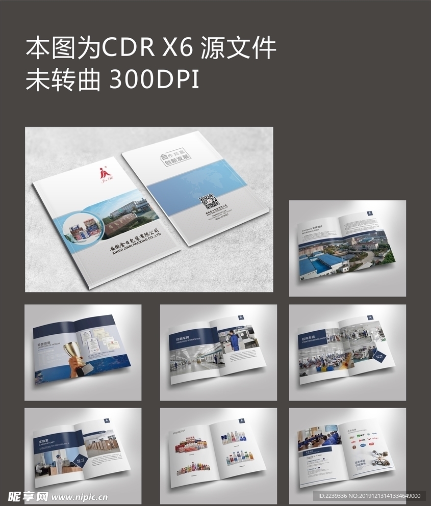 包装印刷厂画册 企业画册