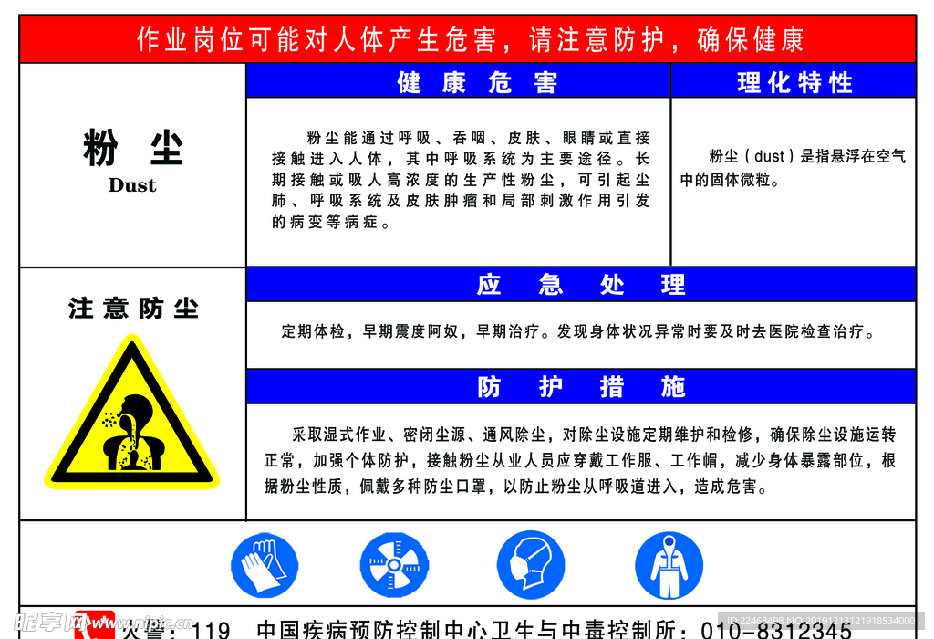 粉尘危害卡