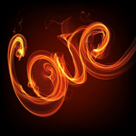 love火花特效字体