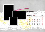2020年 台历 8月