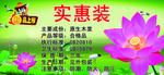 卫生纸包装 荷花