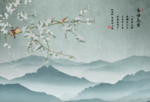 花鸟背景墙