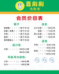 价目表