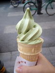 绿茶冰淇淋