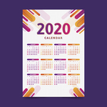 2020年日历