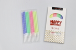 生日蜡烛  七彩烛  happ
