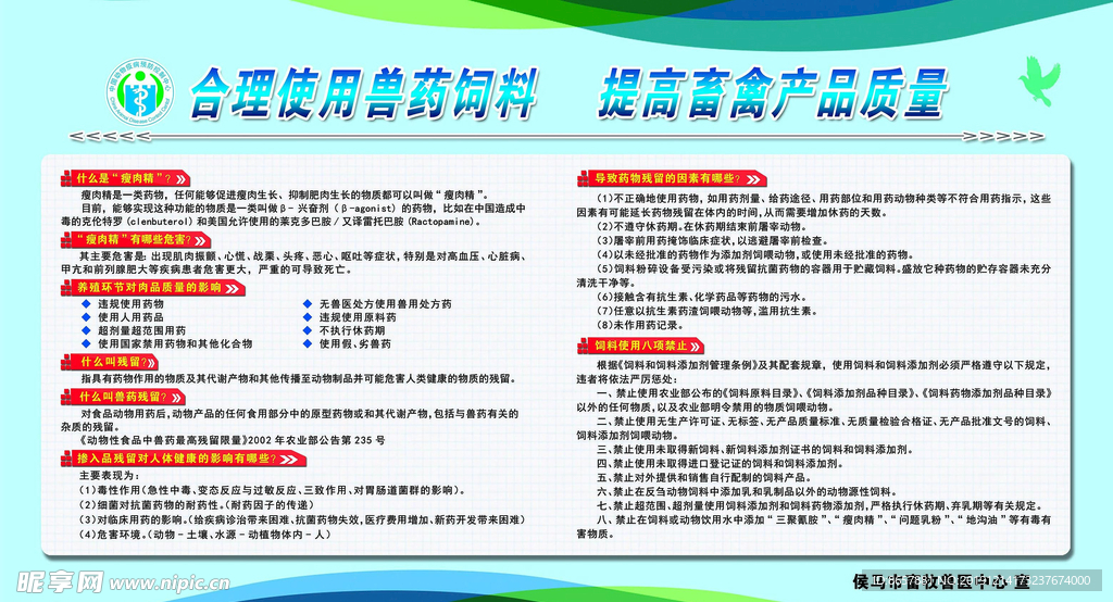 合理使用兽药饲料