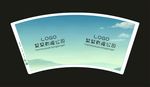 纸杯平面图
