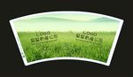 纸杯平面图