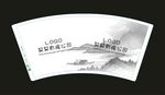 纸杯平面图