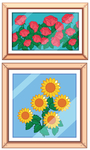 花背景