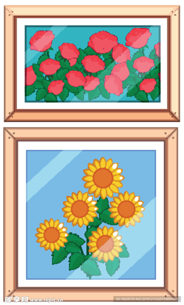 花背景