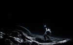 宇宙星球宇航员太空星光