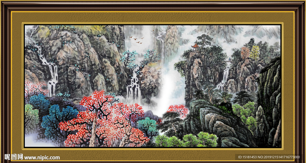 客厅山水画
