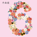 花的数字6
