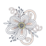 小清新花朵植物插画