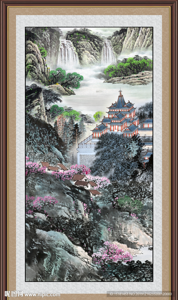 山水中堂画