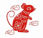 剪纸 鼠
