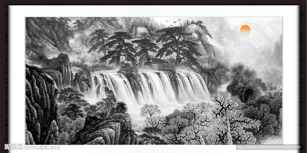 水墨画