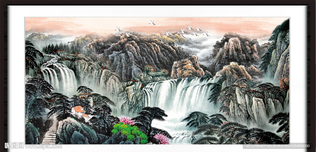 流水生财图