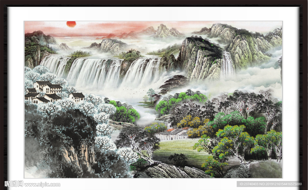 巨幅风景画