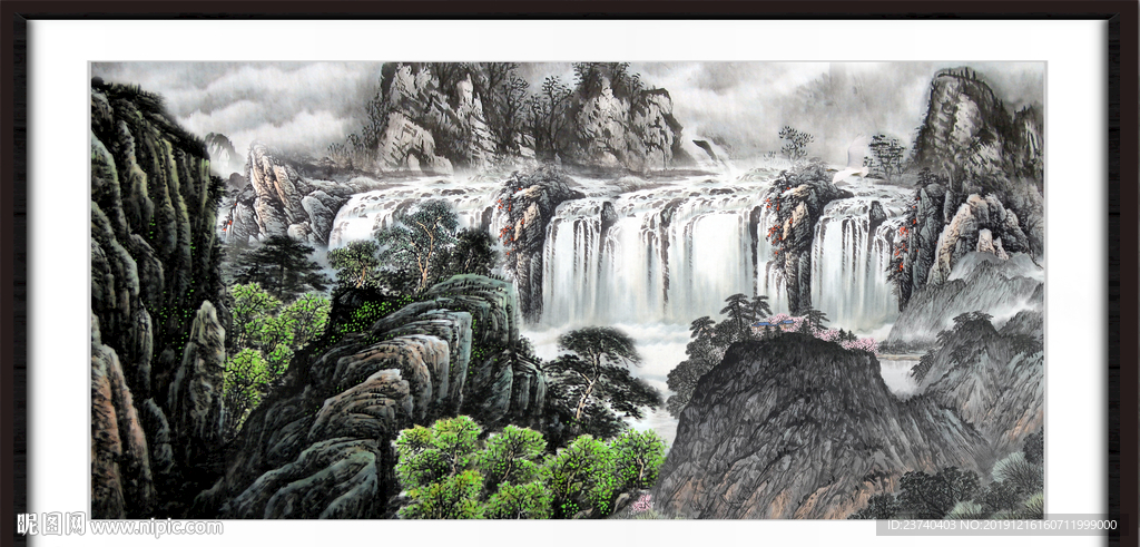 流水生财图