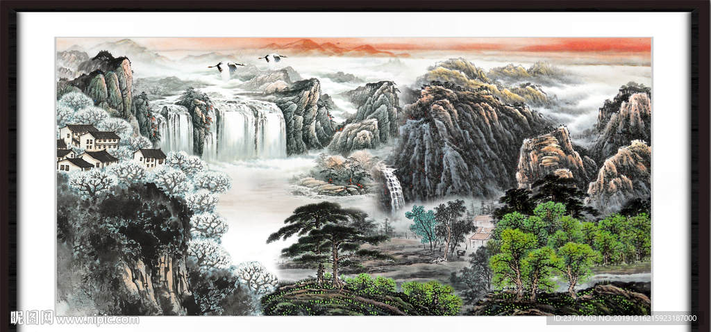 国画山水