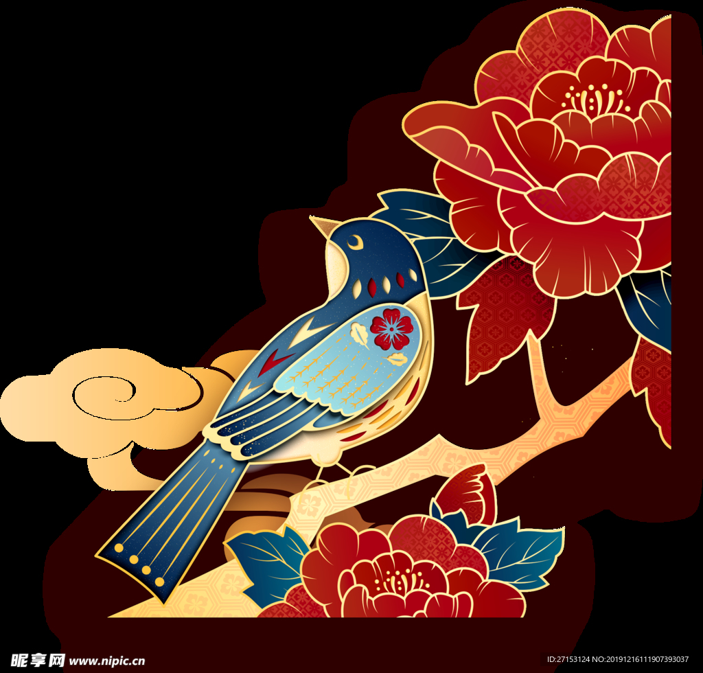 中式花鸟