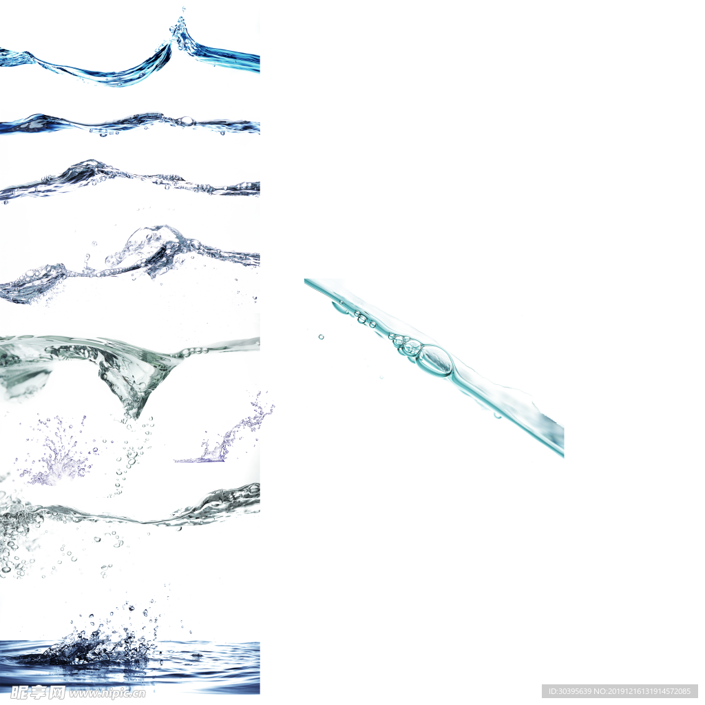 浪花素材
