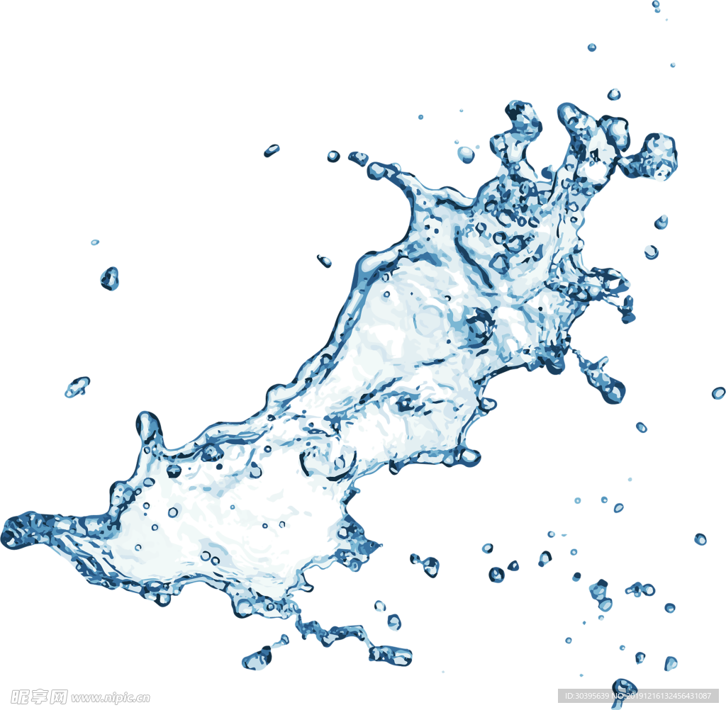 浪花素材