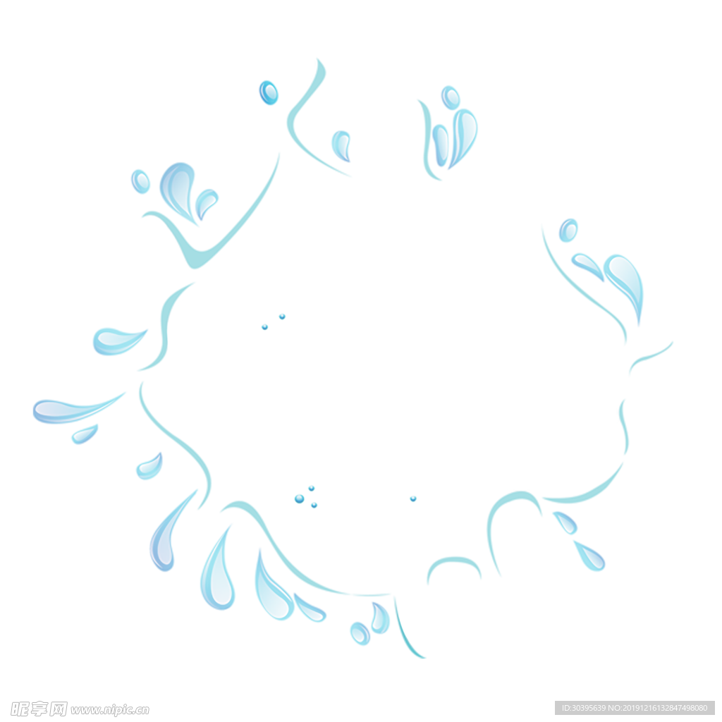 浪花素材
