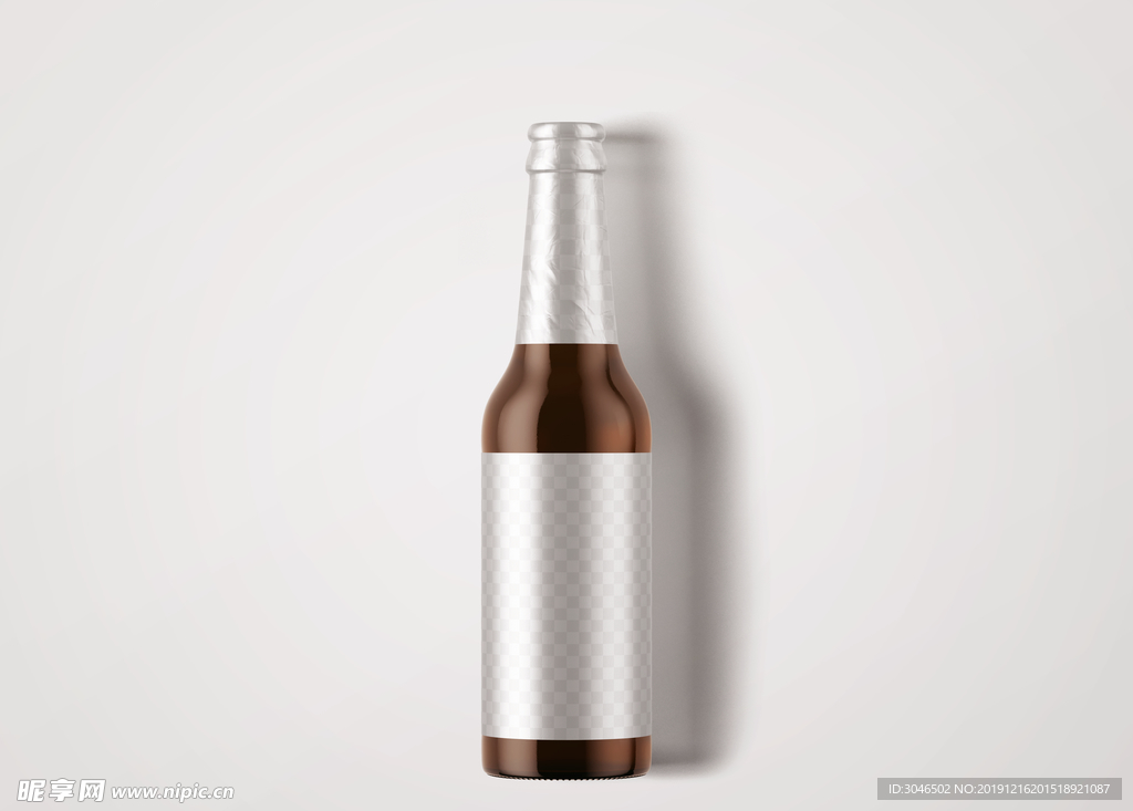 啤酒饮料瓶子展示模型
