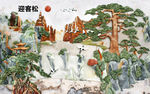 新中式装饰画背景