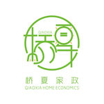 桥夏家政logo