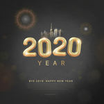 2020新年促销海报