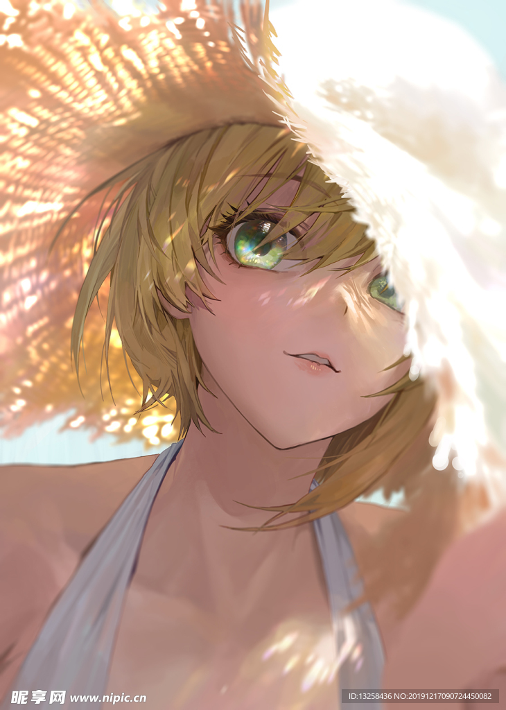 彩色人物插画动漫背景