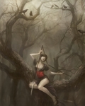 彩色人物插画动漫背景