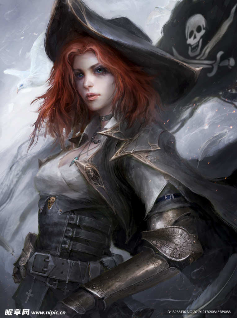 彩色人物插画动漫背景