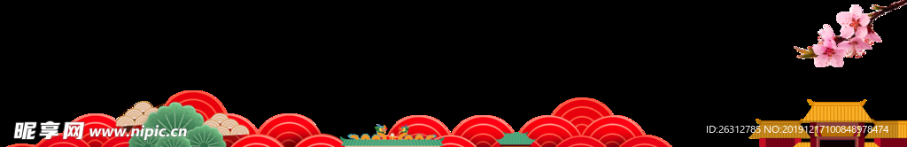 红色边框素材