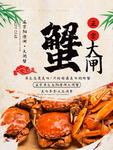 大闸蟹海报