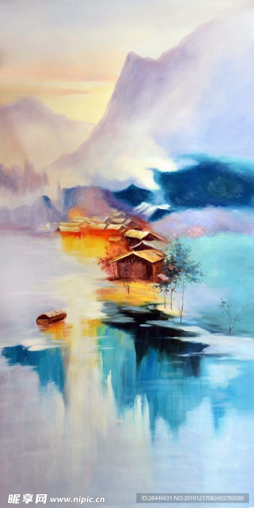 玄关装饰画背景