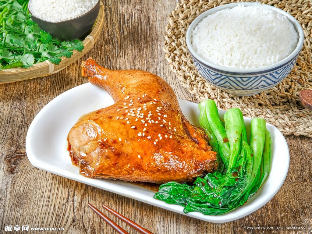 鸡腿饭
