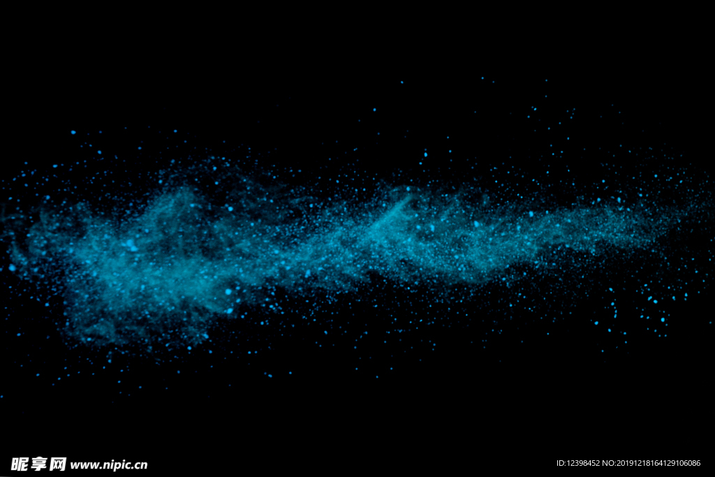 蓝色粉末背景