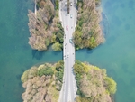 航拍西湖