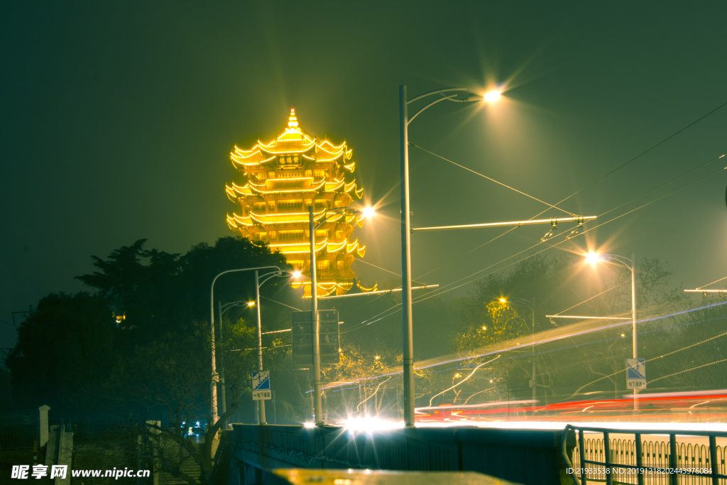 黄鹤楼夜景