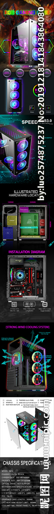 电脑机箱海报详情页