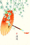 清明装饰画