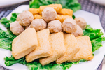 冬天火锅配料豆腐肉丸
