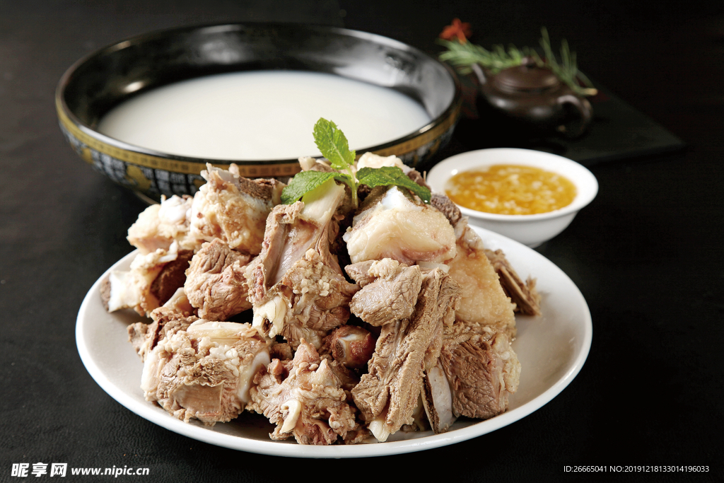 蒜泥羊肉